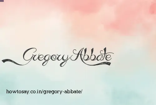 Gregory Abbate
