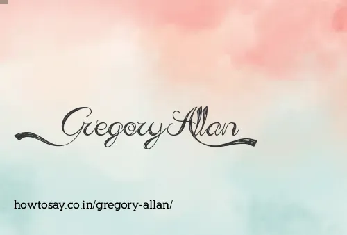 Gregory Allan