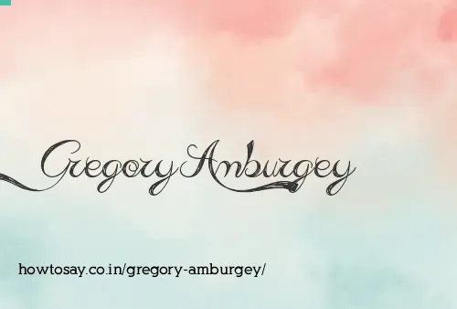 Gregory Amburgey