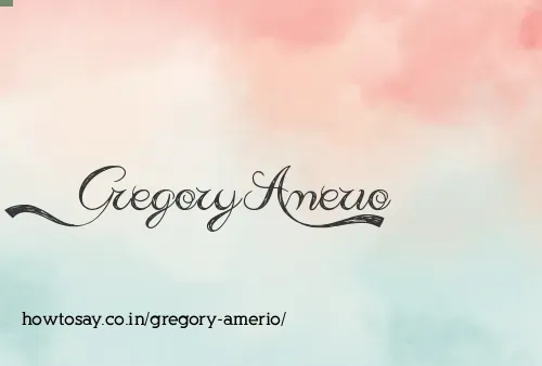 Gregory Amerio