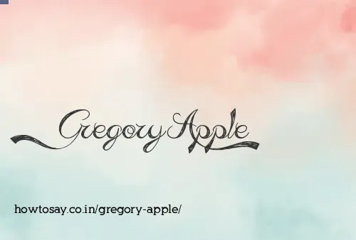 Gregory Apple