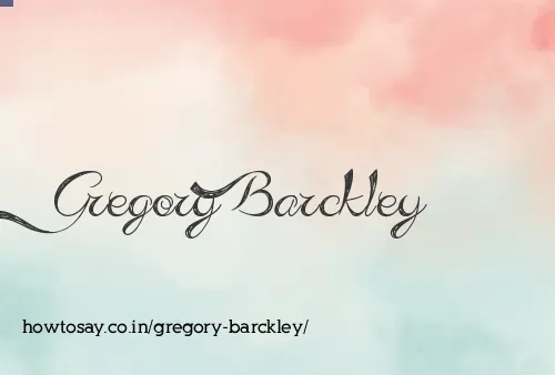 Gregory Barckley