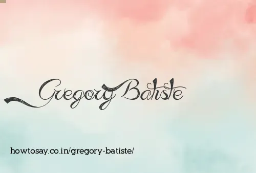 Gregory Batiste