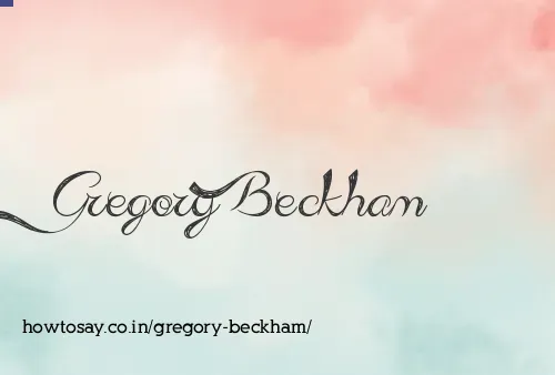Gregory Beckham