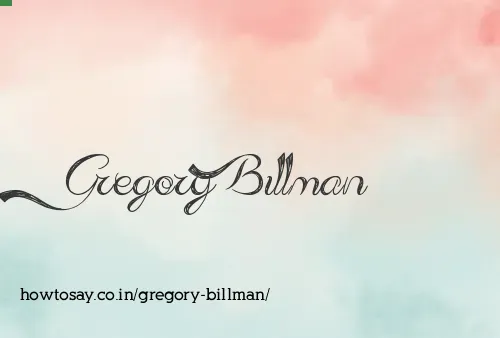 Gregory Billman
