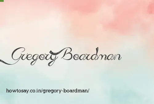 Gregory Boardman