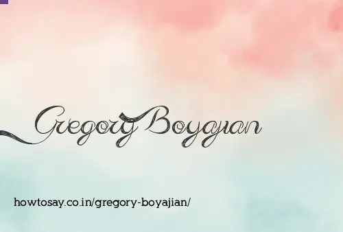 Gregory Boyajian