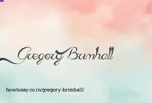 Gregory Brimhall