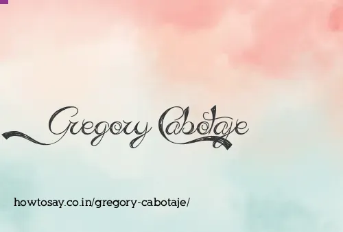Gregory Cabotaje