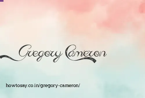 Gregory Cameron