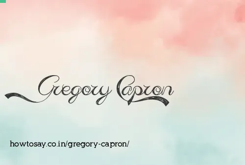 Gregory Capron
