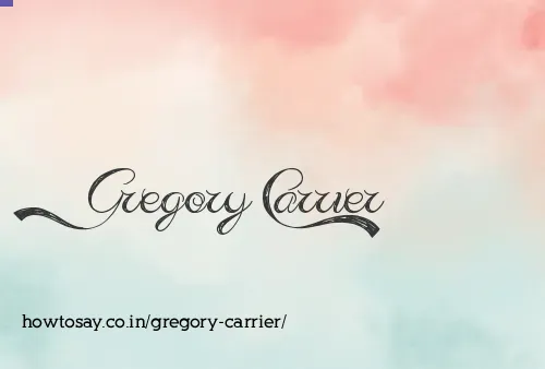 Gregory Carrier