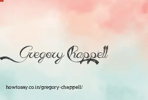 Gregory Chappell