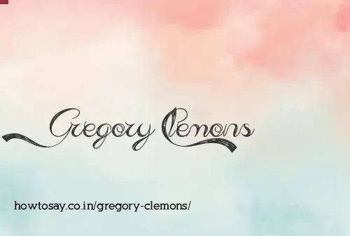 Gregory Clemons