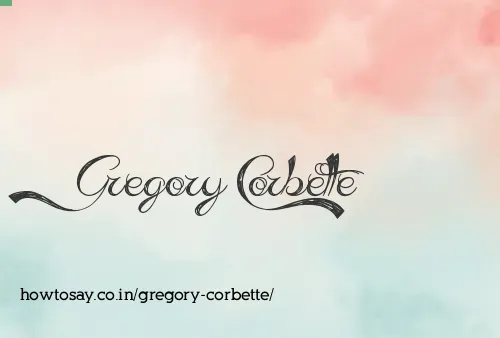 Gregory Corbette