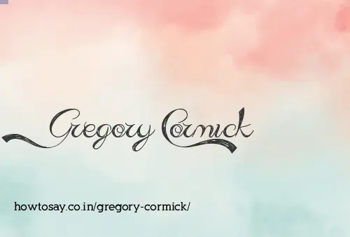 Gregory Cormick