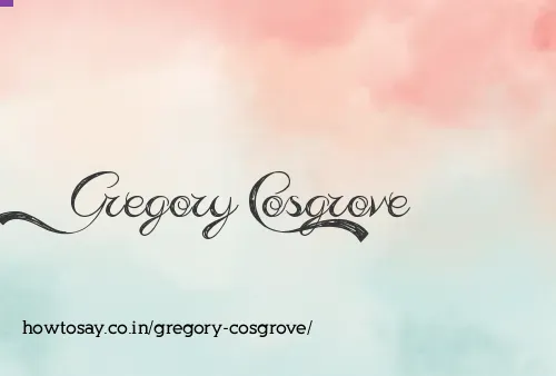 Gregory Cosgrove