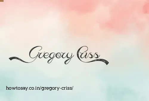 Gregory Criss