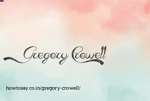 Gregory Crowell