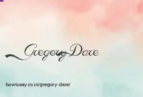 Gregory Dare