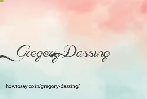 Gregory Dassing