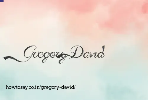 Gregory David