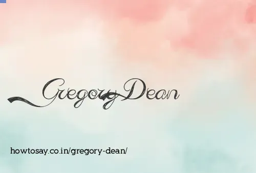 Gregory Dean