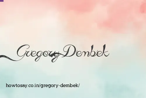 Gregory Dembek