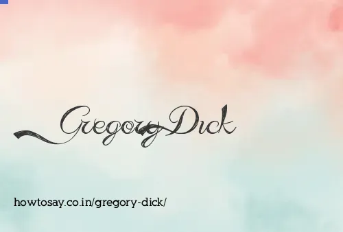 Gregory Dick