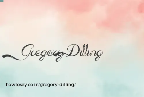 Gregory Dilling