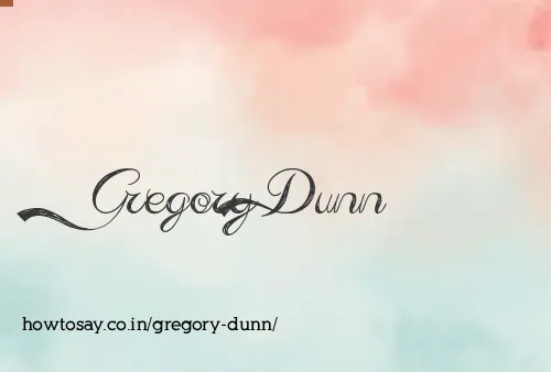 Gregory Dunn