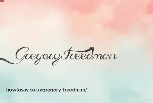 Gregory Freedman