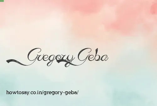 Gregory Geba