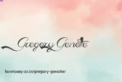 Gregory Genotte