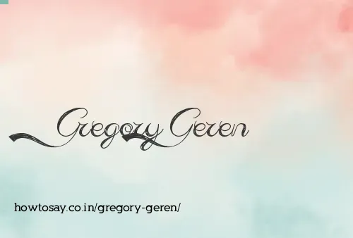 Gregory Geren