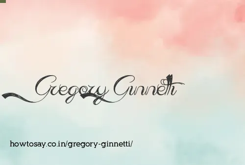 Gregory Ginnetti