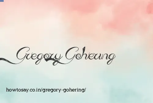 Gregory Gohering
