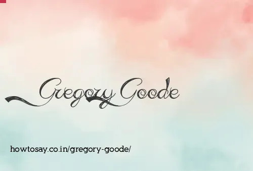 Gregory Goode
