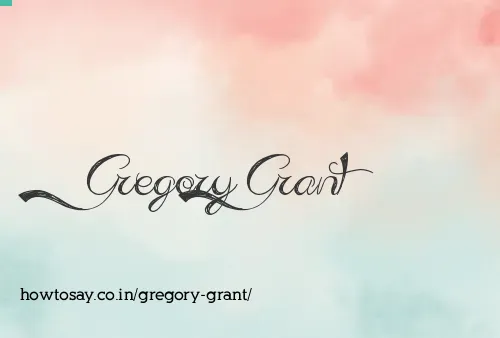 Gregory Grant