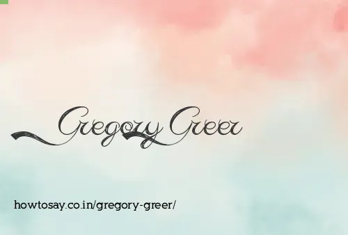 Gregory Greer