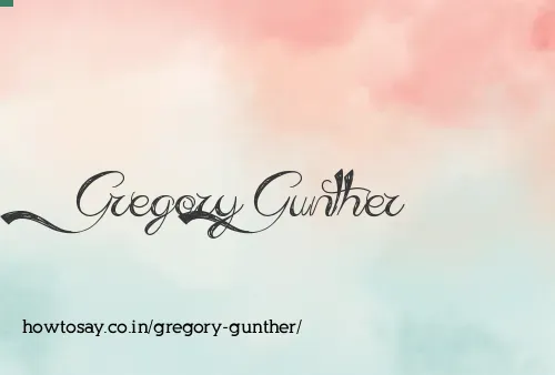 Gregory Gunther