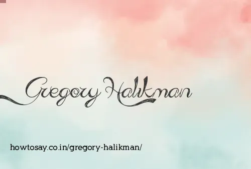 Gregory Halikman