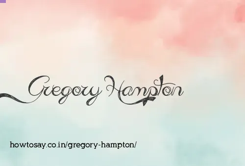 Gregory Hampton