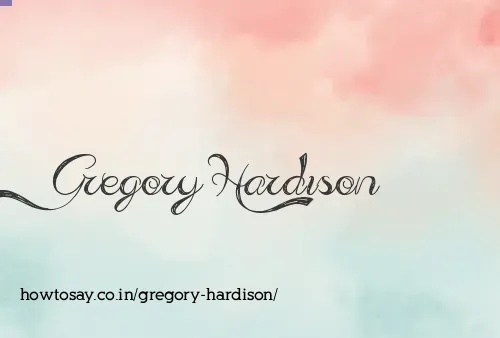 Gregory Hardison