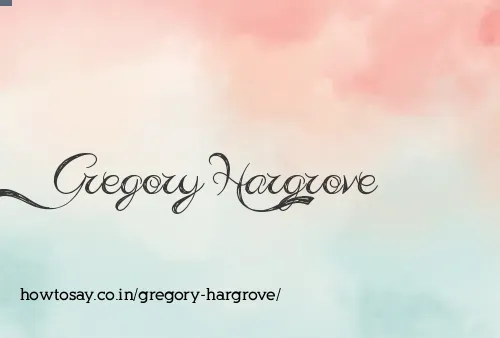 Gregory Hargrove