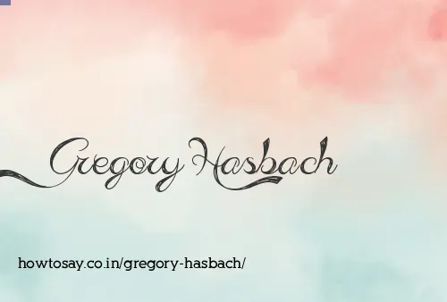 Gregory Hasbach