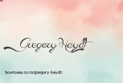 Gregory Haydt
