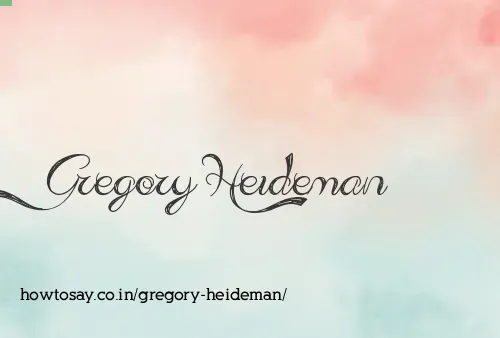 Gregory Heideman