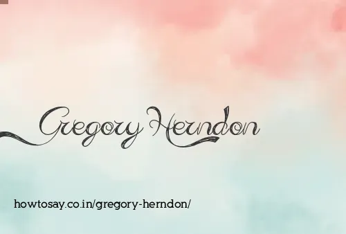 Gregory Herndon