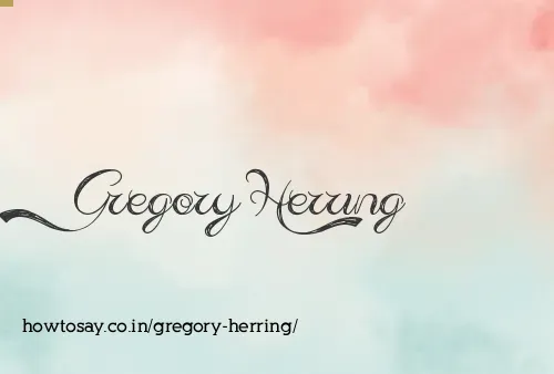 Gregory Herring